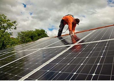 Eliminación de paneles solares